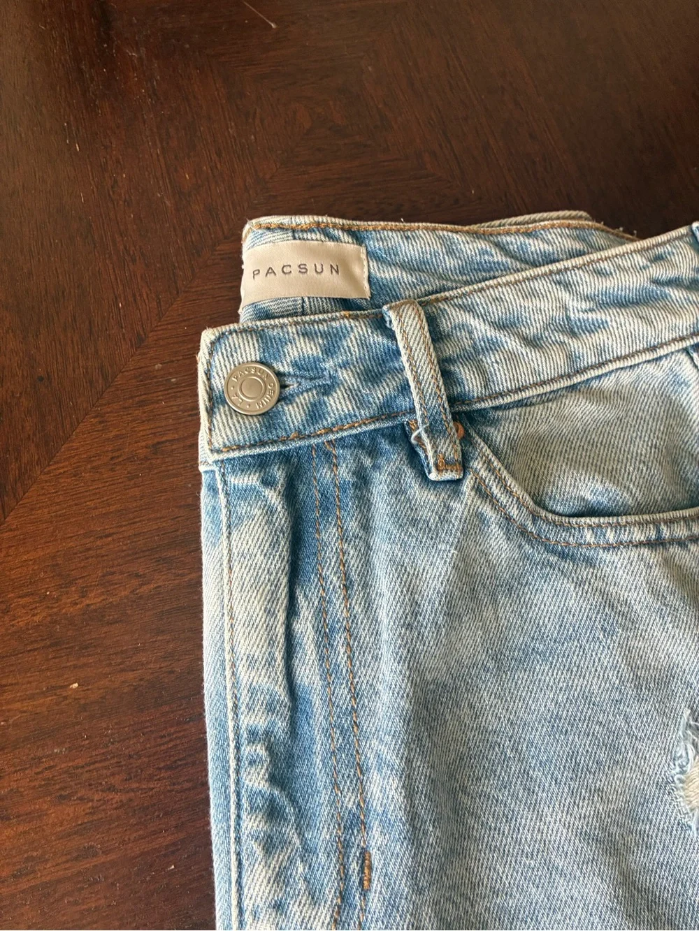 PACSUN 25 Women’s Distressed Ripped Jeans lot of 3 pairs- light, medium, dark